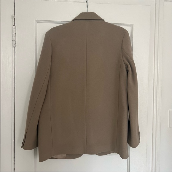 & Other Stories Wool Beige Blazer Size 4 - Picture 2 of 3